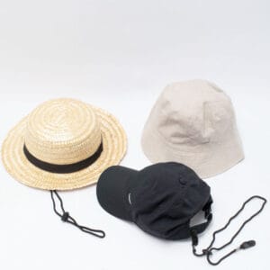 Klämma för hatt, keps och solhatt