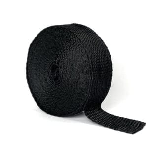 Rulle nylonband på 5 meter svart färg