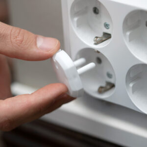 petskydd kåpa eluttag