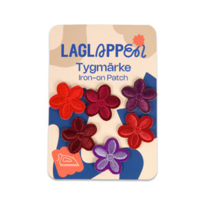 Alternative view of Snygga blommor - Tygmärken