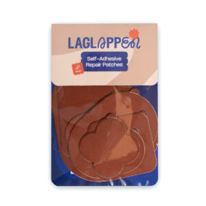 självhäftande laglappar bruna