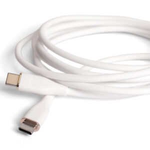 Laddkabel USB-C till USB-C – mjuk och 2 meter lång